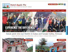 Tablet Screenshot of hotelapplepie.com
